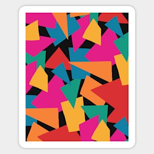 Abstract pattern 80s style geometric Sticker